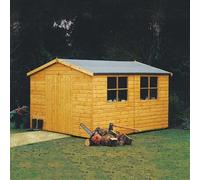 20 x 10 Shire Bison Professional Apex Shed in Shiplap