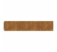 vidaXL Lawn Edging Pack of 10, Flexible Lawn Edging, Flower Bed Edging for Garden, Courtyard, Path, Flower Bed Border, Garden Border, Corten Steel
