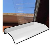 20" x 126" Outdoor Window Awning - Durable UV & Rain Protection Canopy, Porch & Entryway Shelter, Sun Shade for Windows & Doorways, Weather-Resistant Cover