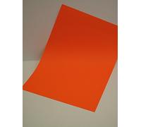 20 x 2-Sided A4 Dayglo Orange Fluorescent Paper 140gsm AM137