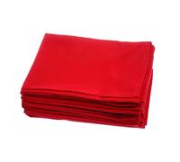 20" x 20" Christmas Dining Napkin - Luxury 100% Spun Polyester, Stain-Resistant, Machine Washable, Reusable Festive Dinner Table Linen for Holiday Celebrations - (Red, 8 PCs)