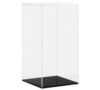 vidaXL Acrylic Display Box - Transparent, Durable and Lightweight - Ideal for Displaying Collectibles, Models, Toys and More - Dustproof Design - 20x20x38cm