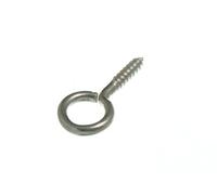 20 X 23mm x 2mm Nickel Plated Bright Steel Curtain Wire Hooks