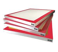 20" x 24" Dry Screen Set of 4 60 90 110 200 Mesh 250 165 150 75 Micron Jaw Screen 1050 Lightweight Aluminium Strainer Frame High Quality Nylon Mesh Yarn Pine Sieve Trim Tray