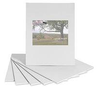 20 x 25cm Blank Canvas Board Panel Artists Cotton Duck Gesso Primed Boards for Acrylic & Oil Painting
