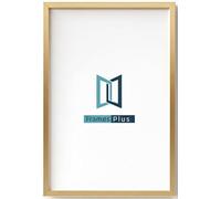 20 x 25cm Picture Frame (200 x 250mm) 30mm Profile, Wall Mounted Shatterproof Styrene Front, Portrait or Landscape Display for Posters Photos Prints Art, Gold
