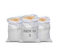 20 x 30 Inches Heavy Duty Rubble Sacks with Liner | Extra-Strong Woven Builders Bags | White PP Polypropylene Sacks for Construction, Garden, Waste, Sand, Bricks, Storage (3)