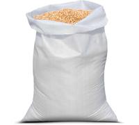 20 x 30 Inches Heavy Duty Rubble Sacks with Liner | Extra-Strong Woven Builders Bags | White PP Polypropylene Sacks for Construction, Garden, Waste, Sand, Bricks, Storage (10)