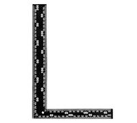 20 x 30cm Steel Tri Framing Set Square Right Angle Straight Edge L Ruler, Roofing Rafter Framing Square, Right Angle Ruler, L Shape Rulers