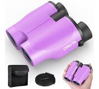 20 x 32 Small Binoculars for Adults and Children - Opaita HD Compact Binoculars for Hunting - Large Eyepiece Ultrasharp Binoculars for Bird Watching Cruise Sports Games (Purple)