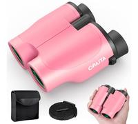 20 x 32 Small Binoculars for Adults and Children - Opaita HD Compact Binoculars for Hunting - Large Eyepiece Ultrasharp Binoculars for Bird Watching Cruise Sports Games (Pink)