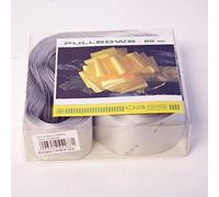 20 x 50mm (2") Rapid Satin Pull Bows - SILVER for Gift Decorations, Flower Bouquets & Arrangements, Baskets, Wedding Cars, Floral Tributes, Arts & Crafts, Christmas Hampers