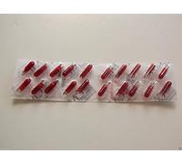 20 x 5mm FRUIT MACHINE BULBS (RED)