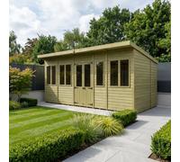 20 X 7 Pent Summer House - Diy Sheds