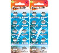 20 x AG13 G13 Mercury-Free LR44 A76 GP76 A 357 SR44 W (2 Blister Ercards Batteries) 10 Eunicell FBA
