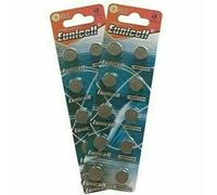 Eunicell Button Cell Batteries AG13/LR44/A76/L1154/SR44/G13/357 1.5V - 20 pcs, Separate Blister
