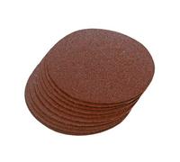 20 X Assorted Grit Hook And Loop 125mm Plain Sanding Disc Sheets, Orbital Sander