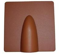 20 x Auline Brown Wall Plastic Blast Plates Cover Bricks Cable Entry for Aerial Satellite CCTV Coaxial Cable etc