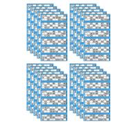 20 X Bingo Pad Book - 600 Numbered Tickets | 6 to View Sheets - Fun Family Bingo Game - Perfect for Christmas, New Year, Parties, Events, Game Nights & Celebrations