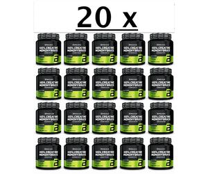 20 x BiotechUSA 100% Creatine Monohydrate Dietary Supplement 500g Creatine