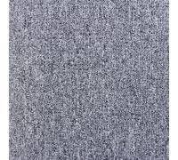 Monster Shop 20 x Carpet Tiles Platinum Grey 5 Square Metres Commercial Hard Wearing Heavy Duty Domestic Premium Office Home Flooring 50cm x 50cm 5m2