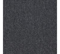 20 x Charcoal Black Carpet Tiles 5 Square Metres Commercial Hard