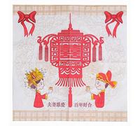 20 X Chinese Oriental Paper NAPKINS TISSUES (Double Happiness Bride and Groom)