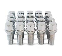 20 x Chrome Wheel Bolts Nuts Compatible With Renault Trafic Alloys