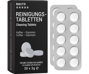 20 x Cleaning Tablets for Fully Automatic Coffee Machines | Against Coffee Oil Residue | for Jura, Siemens, Delonghi etc.