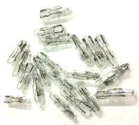 20 x Clear Fruit Machines Bulbs - 5mm SMALL-T5-12v-1.2w Wedge Lamps
