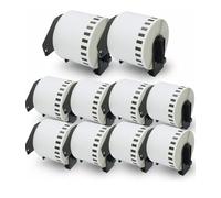 20 x Compatible DK-N55224 54mm x 30.48m White Thermal Continuous Non Adhesive Paper Tape Labels Compatible with Brother QL Printers Including QL-700 QL-800 QL-1100 QL-570 QL-580 QL-710W QL-810W