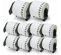 20 x Compatible DK-N55224 54mm x 30.48m White Thermal Continuous Non Adhesive Paper Tape Labels Compatible with Brother QL Printers Including QL-700 QL-800 QL-1100 QL-570 QL-580 QL-710W QL-810W (20)