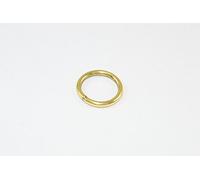20 x Curtain Rings ID 16mm - OD 18mm BRASSED EB Steel for Poles & RODS