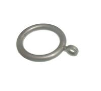 20 x Curtain Rod Rings Fixed Eyelet Grey ID 28mm for Poles UP to 20mm Dia