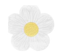 Talking Tables 20 x Daisy Shaped Floral Paper Napkins for Tea Parties, Mother’s Day | Easter Table Decorations, Spring Serviettes for Decoupage | Eco-Choice 100% Recyclable | (NO Plastic) Branded