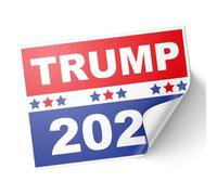 20 X Donald Trump 2024 USA America Election - Rectangle Event 8.5 x 5.5cm