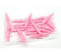 20 X Dragon Fly Larva soft Rubber Baits Drop Shot gear jigging perch chub trout PINK CANDY