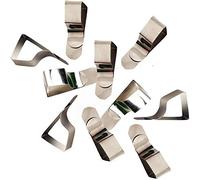 20 x Drawing Board Clips Nickel Plated Steel Table Cloth Holders Upto 25mm Thick