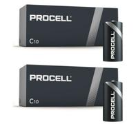 20 x Duracell C Size Industrial Procell Alkaline Batteries LR14 MN1400 BABY 1.5V