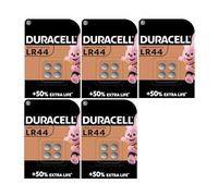 20 x Duracell LR44 (5 Blister Packs of 4 Batteries) 20 Batteries (A76/V13GA/76A)
