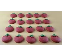 20 x Edible 3D Tomatoes Vegetables icing toppers, cake cupcakes decorations T100