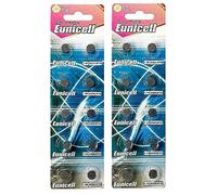 20 x Eunicell AG2 Alkaline button cell batteries - G2 LR59 LR726 SR726W 396 397