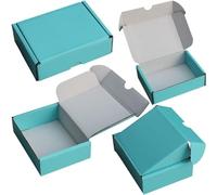 20 x F2 5x4x3" Postal Pip Box Die Cut Blue Cardboard Mailing Shipping