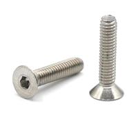 20 x FHC Screws M2.5 x 12mm Stainless Steel - Countersunk Screws Hexagon Socket A2 Stainless Steel - ISO 10642 Metal Screws Countersunk Full Thread Metric Screw for Nut Allen Key M2.5 x 12