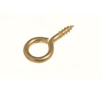 20 x Frame Screw in Eye Closed Hooks Picture Hangers 17MM X 1.85MM EB