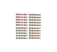 20 x Fuses Mixed Household Electrical Ceramic Domestic Mains Plug Fuses 3A 5A 10A 13A Fuses by ZARB (20)