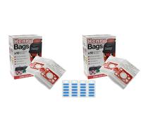 20 x Genuine Numatic Henry HEPAFLO Vacuum Cleaner Hoover Bags & Air Fresheners