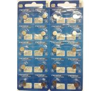 20 x Genuine Renata 377 SR 626 SW Wrist Watch Low Exhaust Silver 1.55v Battery Oxide Batteries