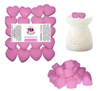 20 x Highly Scented Wax Melts Mini Hearts Many fragrances Designer Inspired (Bubble Gum)