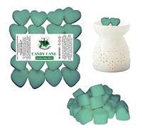 20 x Highly Scented Wax Melts Mini Hearts Many fragrances Designer Inspired (Candy Cane)